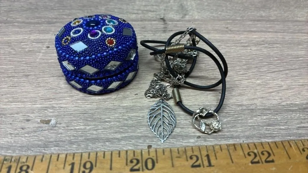 Two .925 Silver Pendants in Decorative Box. *SC