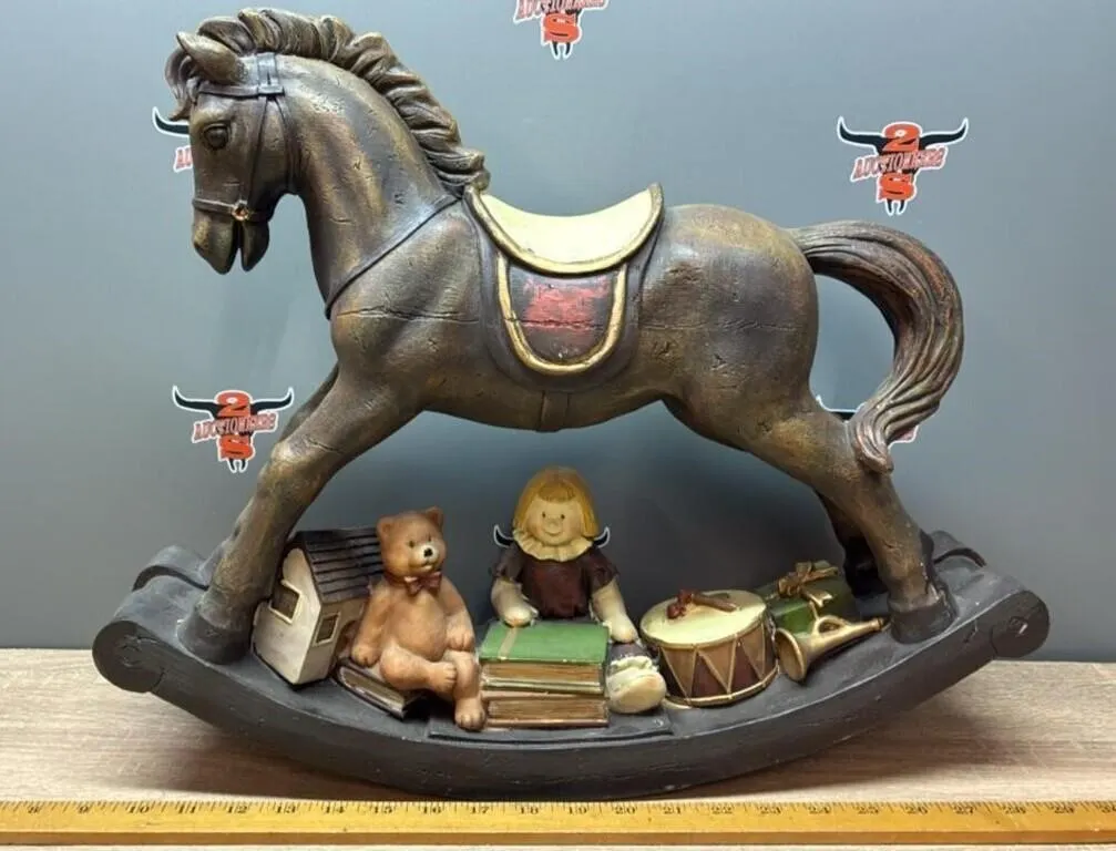 Rocking Horse Decoration. 20”W. *NO SHIPPING