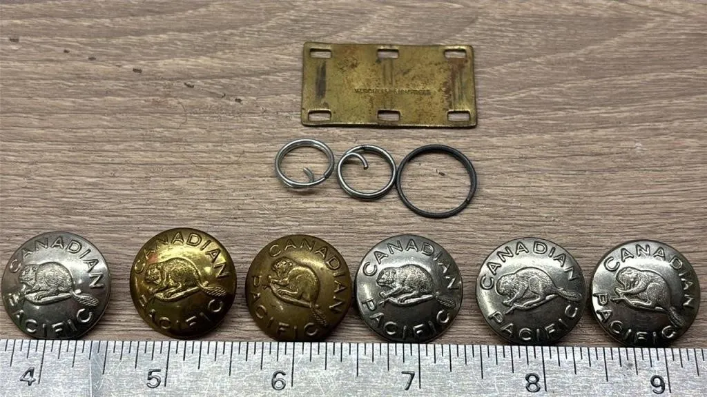 WM Scully Ltd. Canadian Pacific Asst. Buttons.