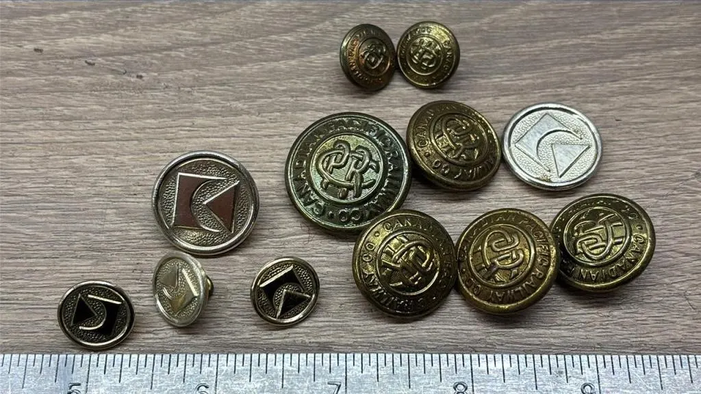 Canadian Pacific Railway & Other Asst. Buttons.