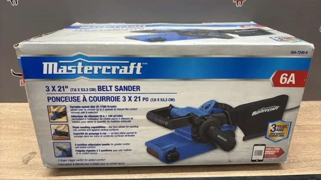 Mastercraft 3"x21” Belt Sander.