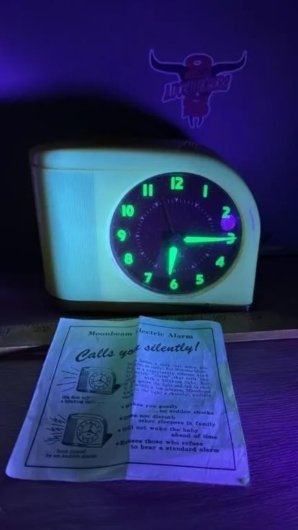 Westclox Moonbeam Electric Alarm Clock. Unknown