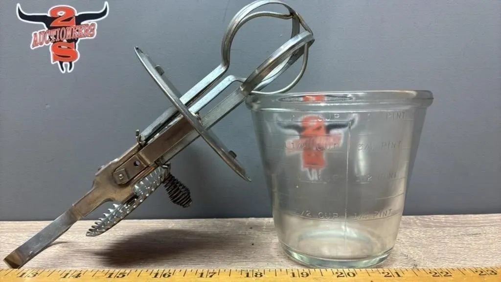 Vintage Egg Beater Dish.