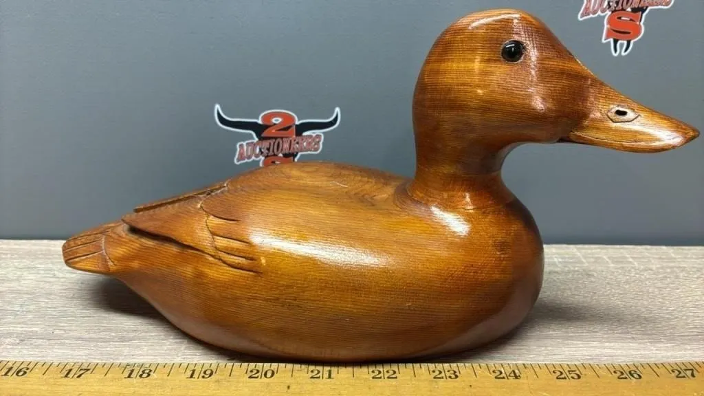 Wooden Mallard. 12”.