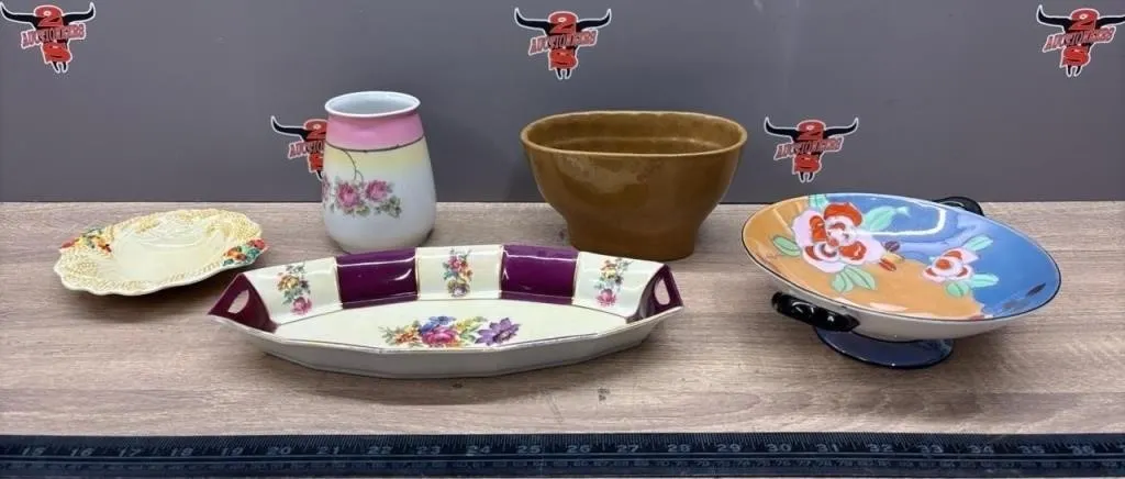 Asst. Dishes, Vase & Planter.