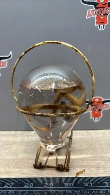 Antique Fire Extinguisher Glass Ball. *SC