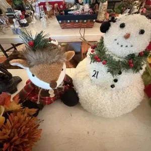 SNOWMAN & DEER