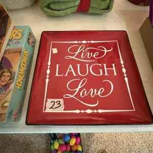 LIVE, LAUGH, LOVE PLATE
