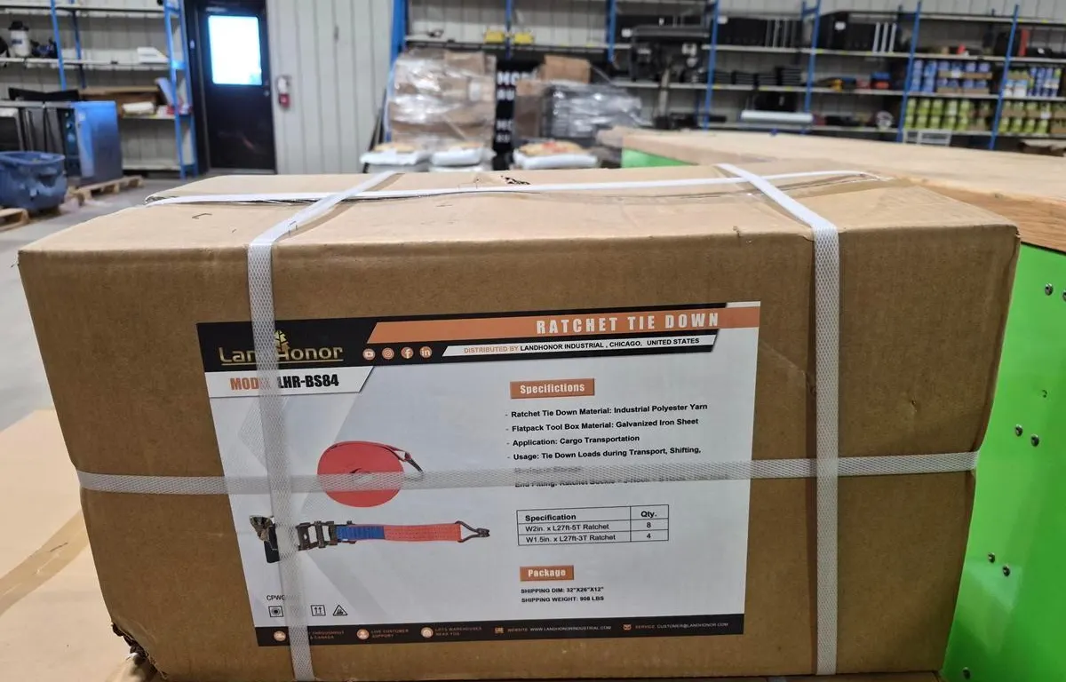 LandHonor LHR-BS84 Ratchet Tie Down
UNRESERVED