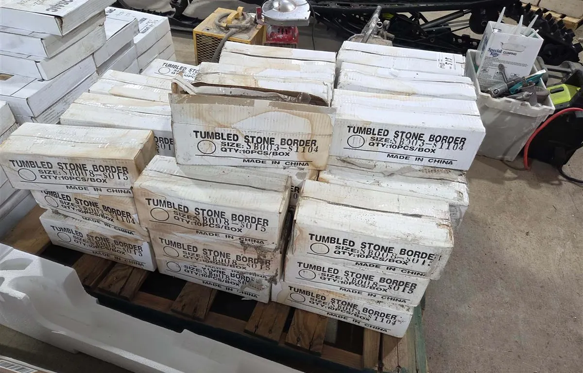 Assorted Tumbled Stone Border Boxes
UNRESERVED