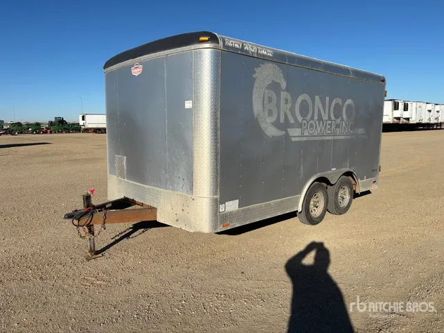 2011 Forest River 14 ft T/A Enclosed Trailer