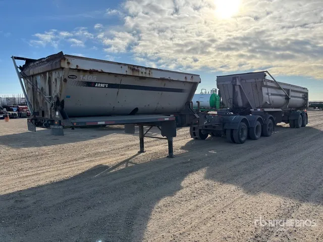 2014 Arnes 15 ft Super B-Train Lead Side Dump Trailer
