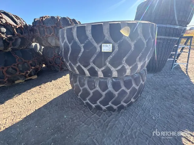Quantity of (2) Michelin 26.5R25 Tires - Fits Wheel Loader