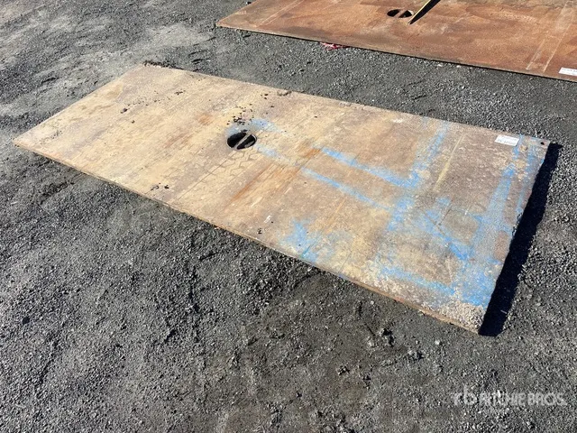 10 x 4 x 1 in Steel Road Plate