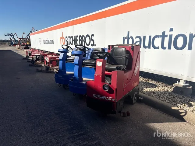 Quantity of (3) Ride-On Floor Scrubber