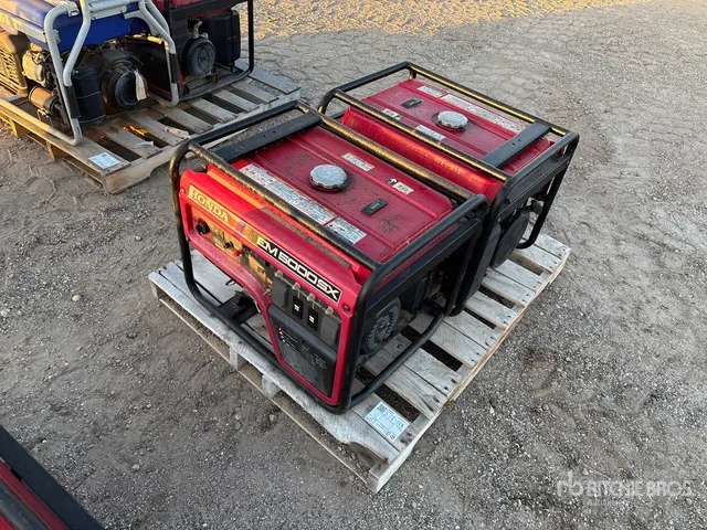 Quantity of (2) Honda EM5000SX Mobile Generator Set