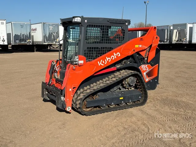 2026 Kubota SVL75-3 Two-Speed High Flow Compact Track Loader