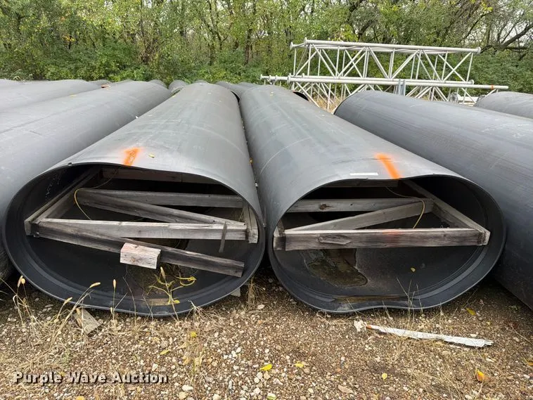(2) HDPE culverts