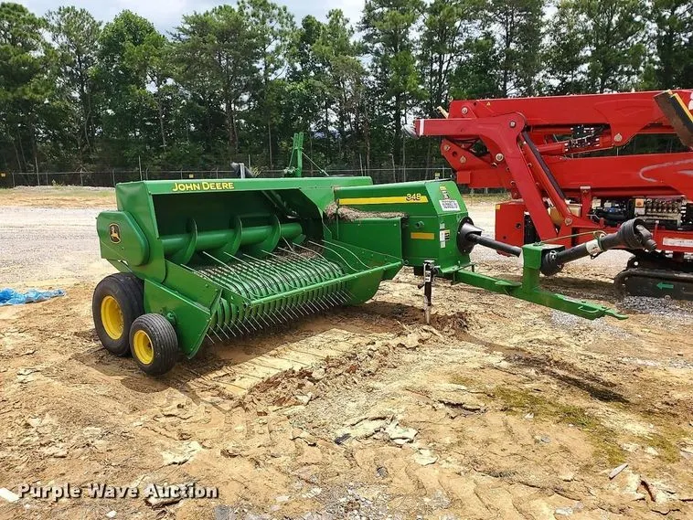 2019 John Deere 348T small square baler