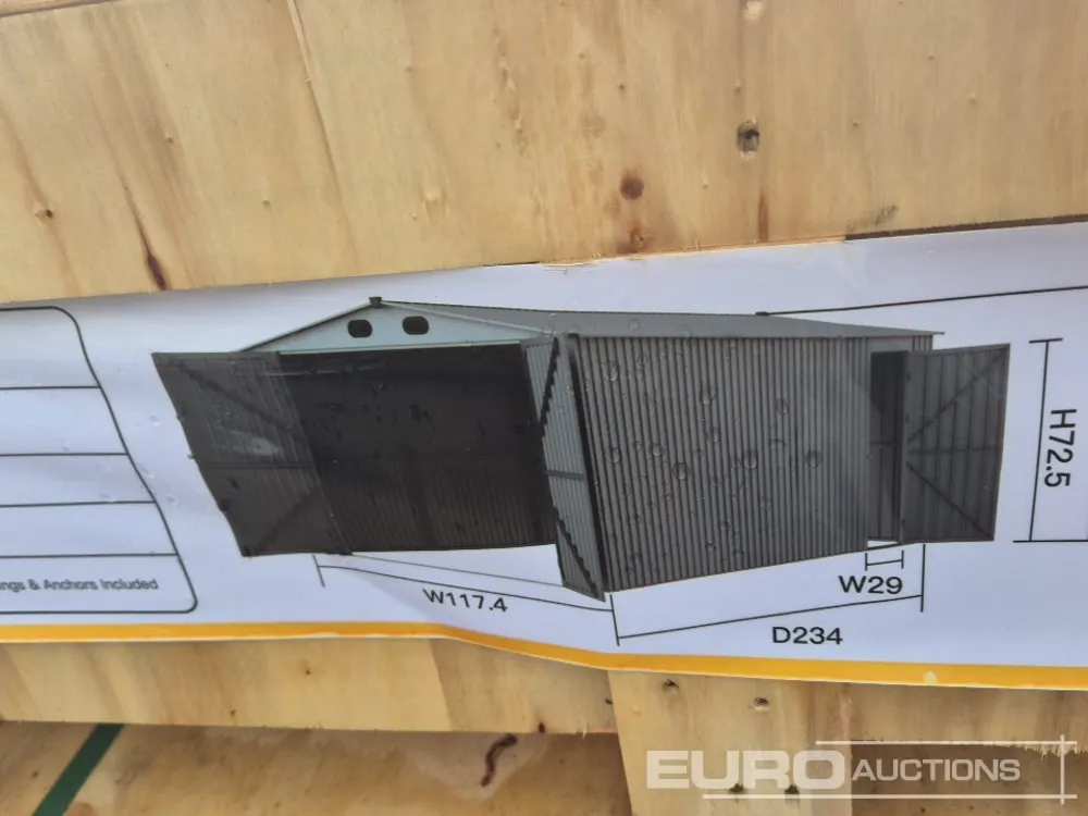Unused 10 x 20ft Metal Garage