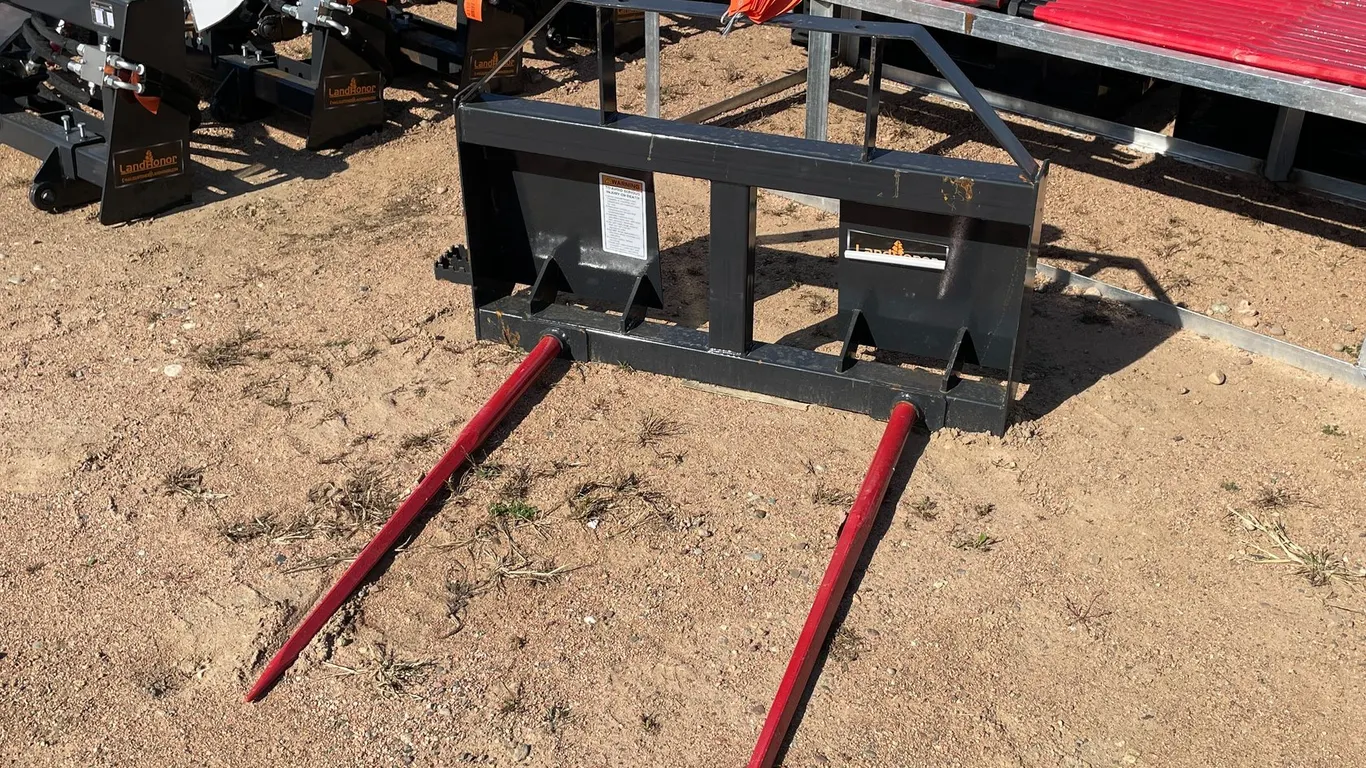 LandHonor Bale Spear Frame Attachment