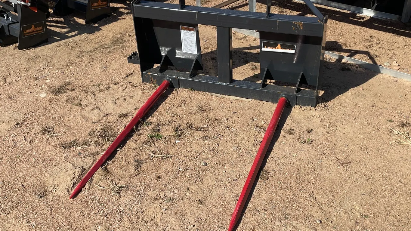 LandHonor Bale Spear Frame Attachment