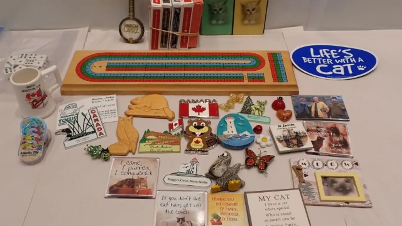 Cribbage Board, Fridge Magnets & More