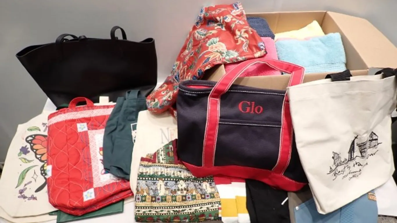 Decorative Fabric Shopping Bags+