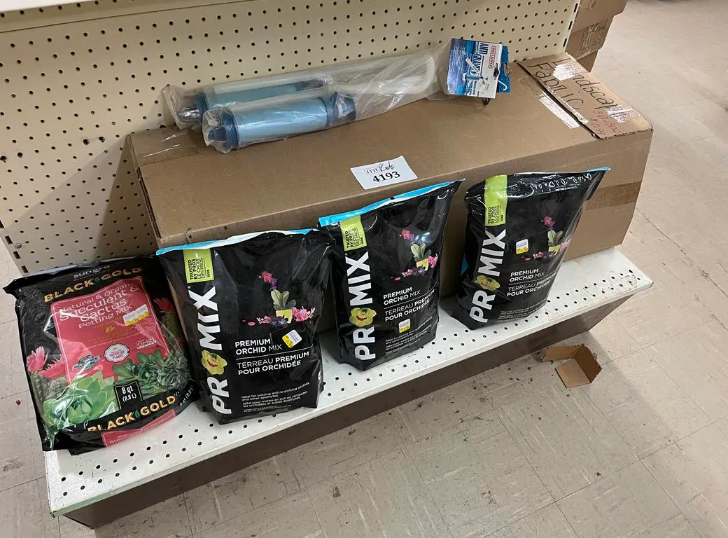 Landscape Fabric and Potting Mix