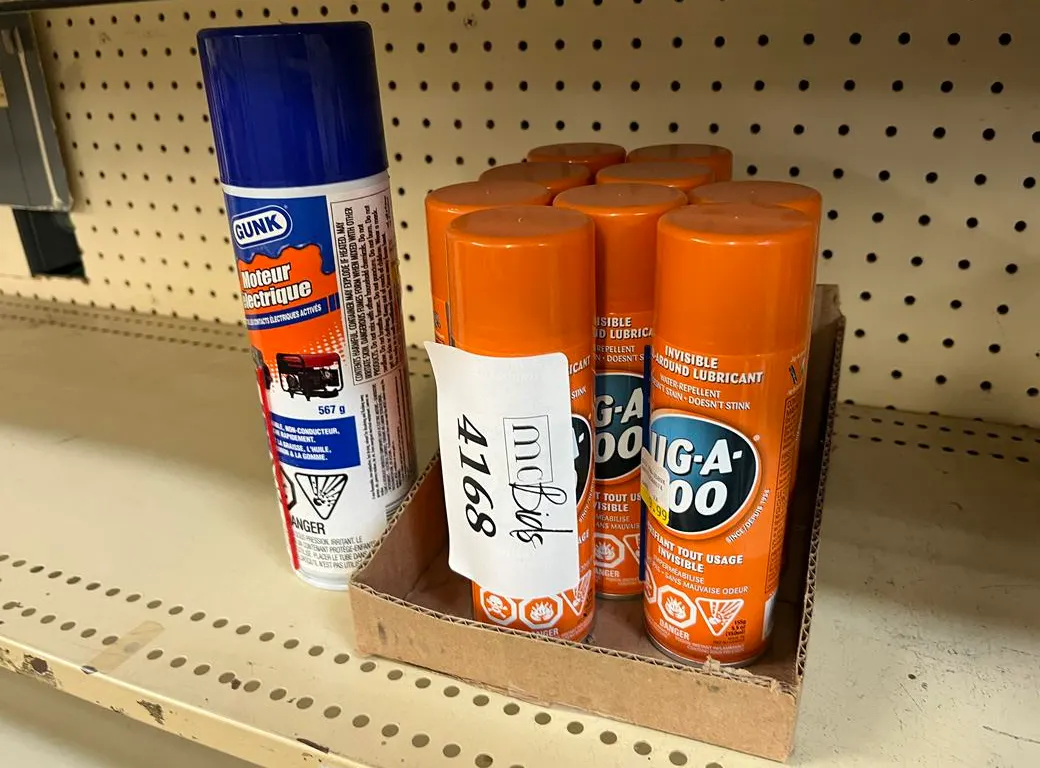 Jig-A-Loo Lubricant and Gunk Cleaner