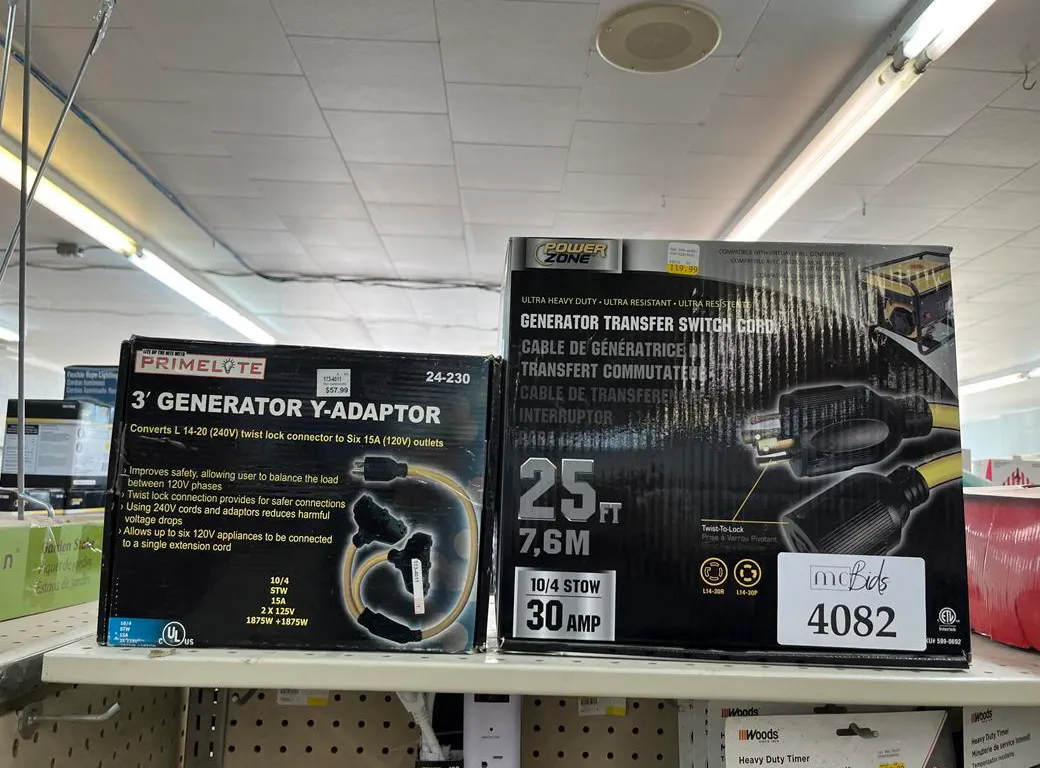 Generator Cords and Adapters