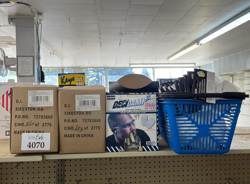 Disposable Dust Masks and Ear Plugs