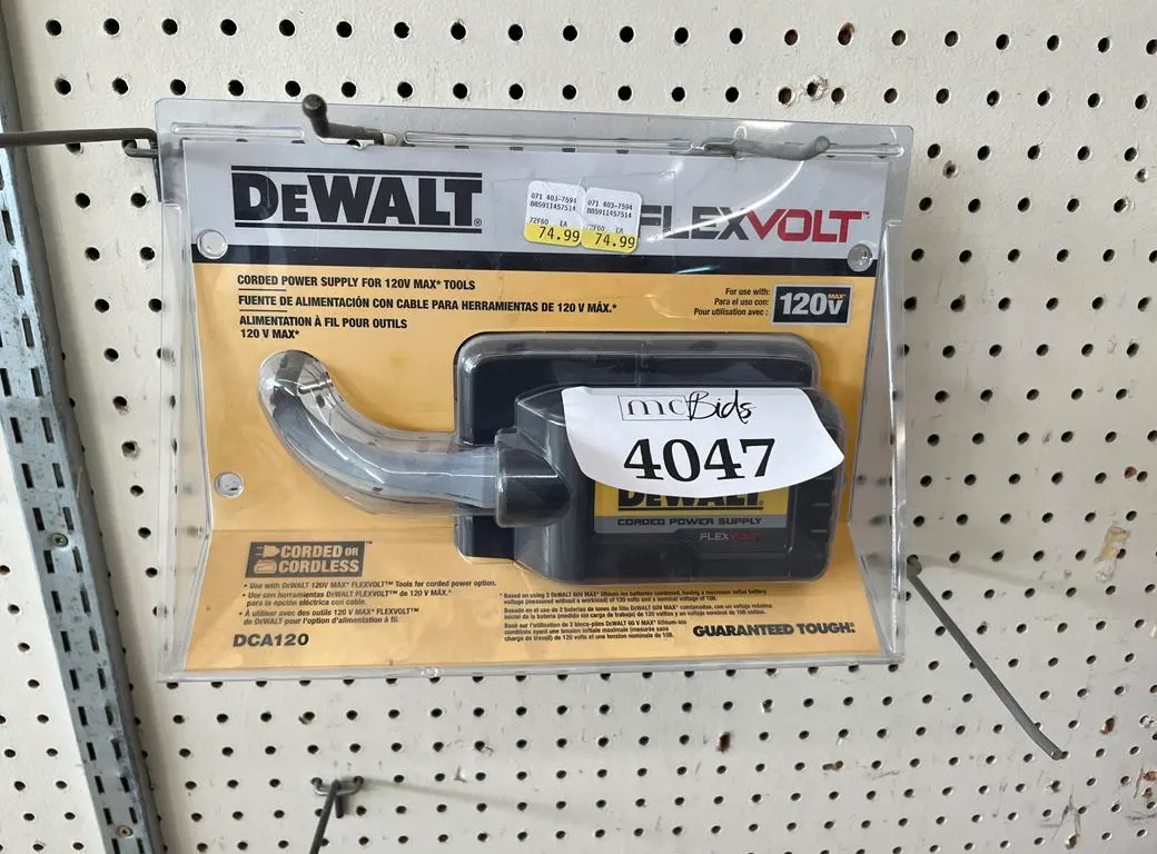 DeWalt FlexVolt Corded Power Supply