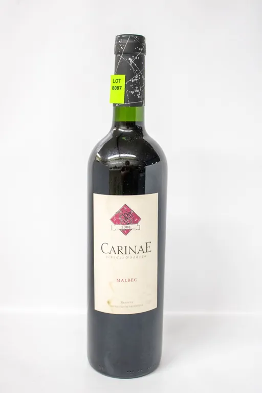 2008 CARINAE MALBEC RESERVA 750ML 14.5%