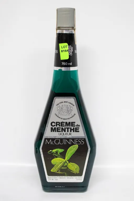 MCGUINESS CREME DE MENTHE 750ML 25%