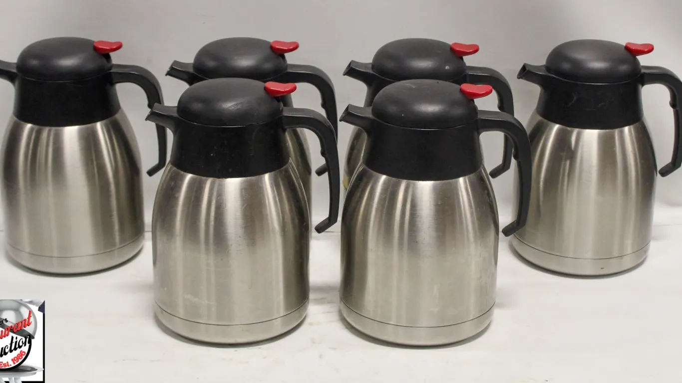6 WINCO STAINLESS STEEL POTS - 1.5L