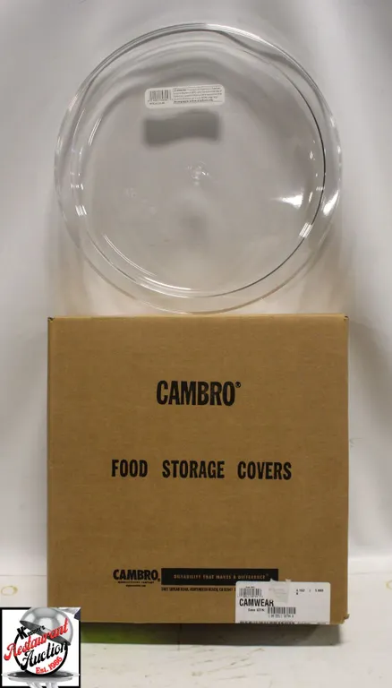 CASE OF 6 NEW CAMBRO INGREDIENT BIN LIDS