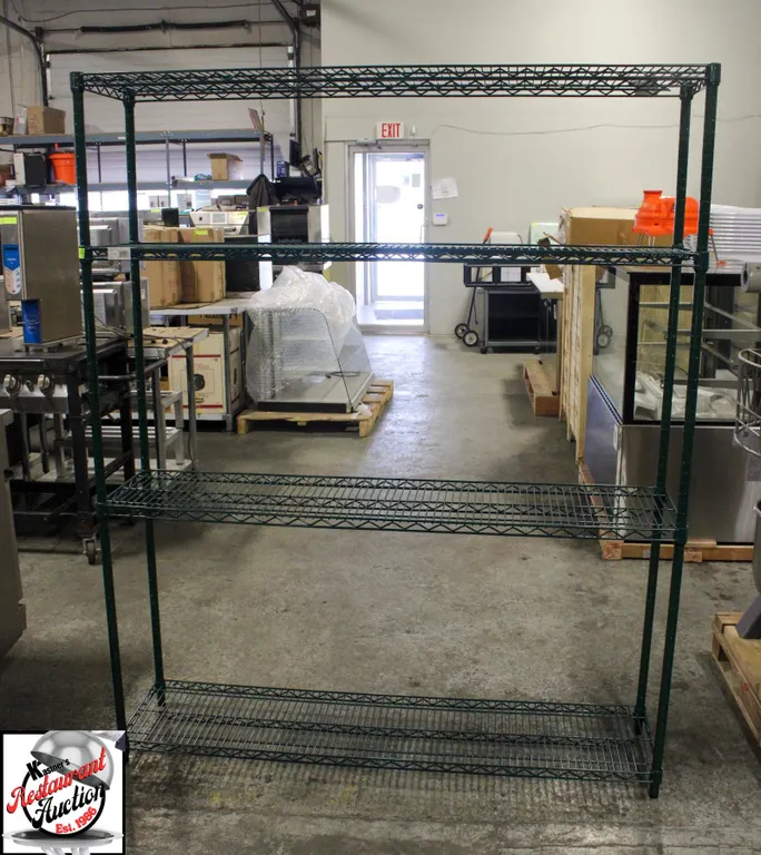 NEW 5' FOCUS GREEN EPOXY RESIN WIRE STORAGE RACK
