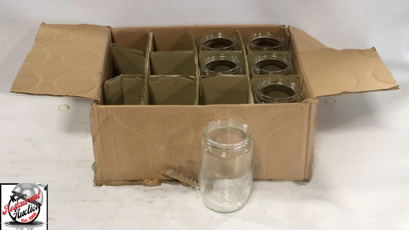 6 NEW JOHNSON ROSE SUGAR & SYRUP JARS