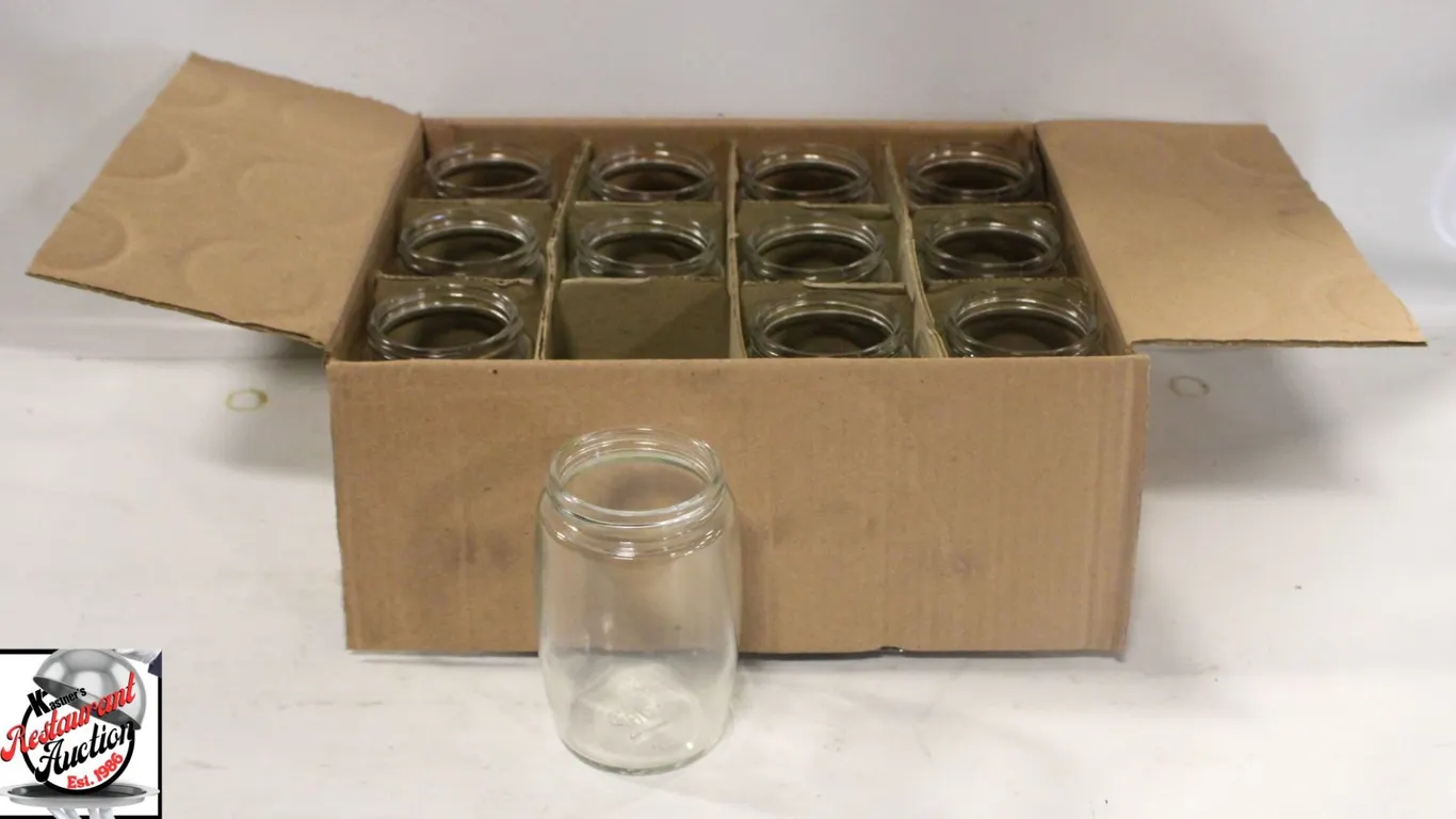 12 NEW JOHNSON ROSE SUGAR & SYRUP JARS