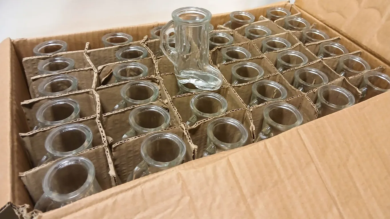 3 DOZEN NEW PLAIN BOOT SHOT GLASS - 1.5 OZ