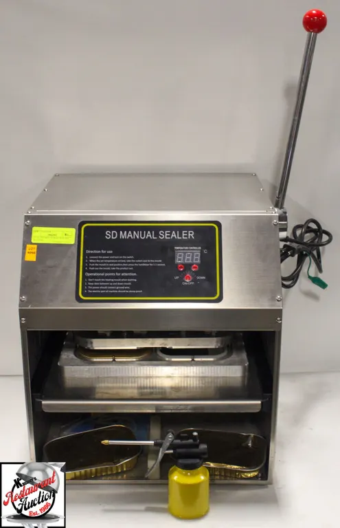 DUAL ALUMINUM HEAT SEALING MACHINE