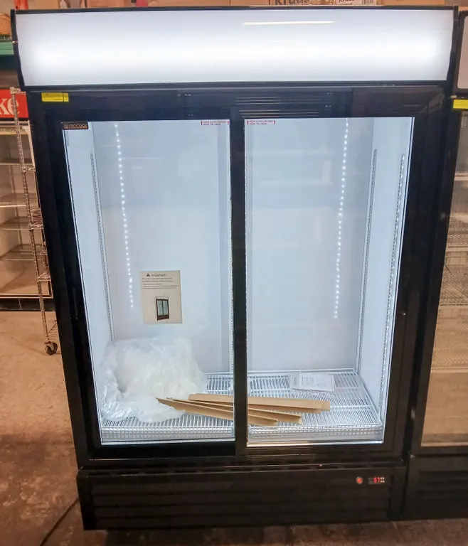 NEW PROCOOL DUAL GLASS DOOR DISPLAY COOLER