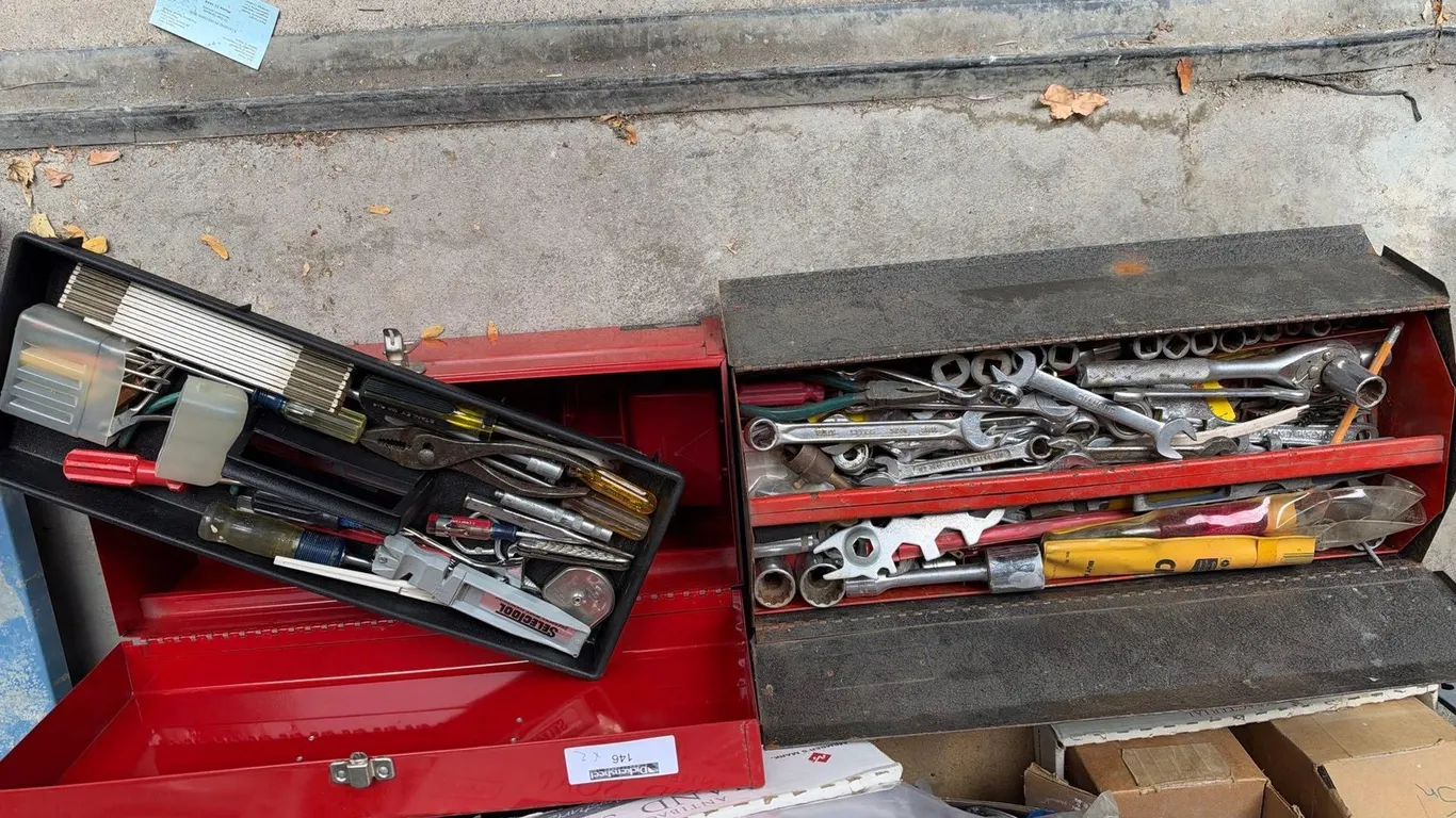 (2) TOOL BOXES & TOOLS