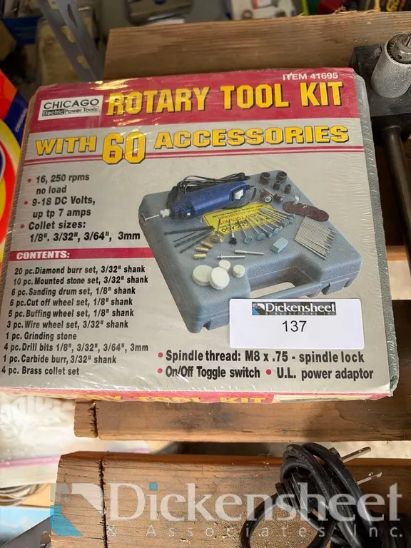 CHICAGO TOOLS ROTARY TOOL KIT