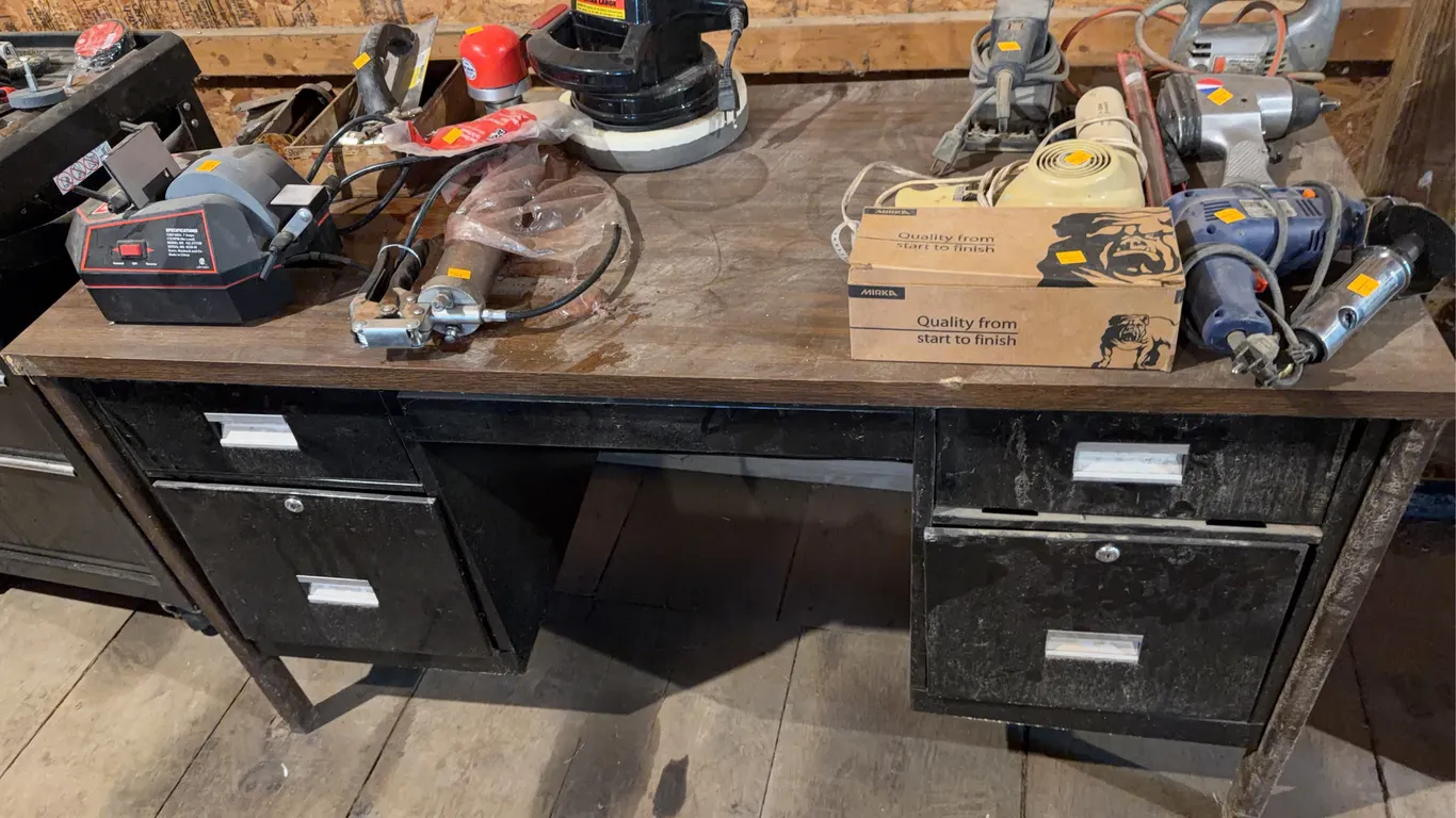 Work Desk (contents sold separately)