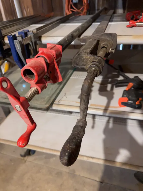 2 Metal Clamps