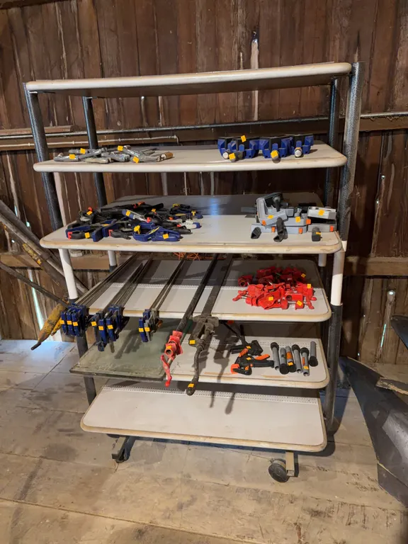 Heavy Duty Rolling Shelf (contents sold separately)