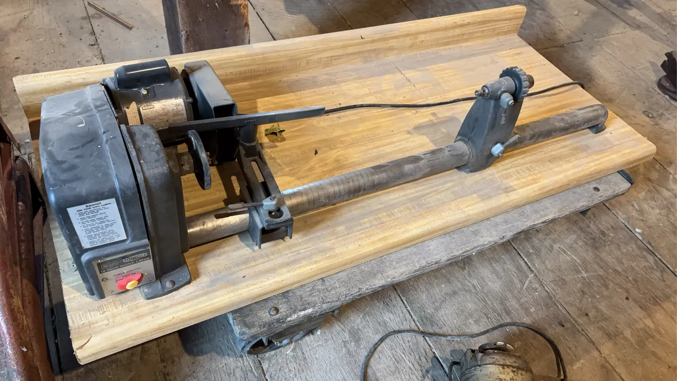 Craftsman Lathe And Cart