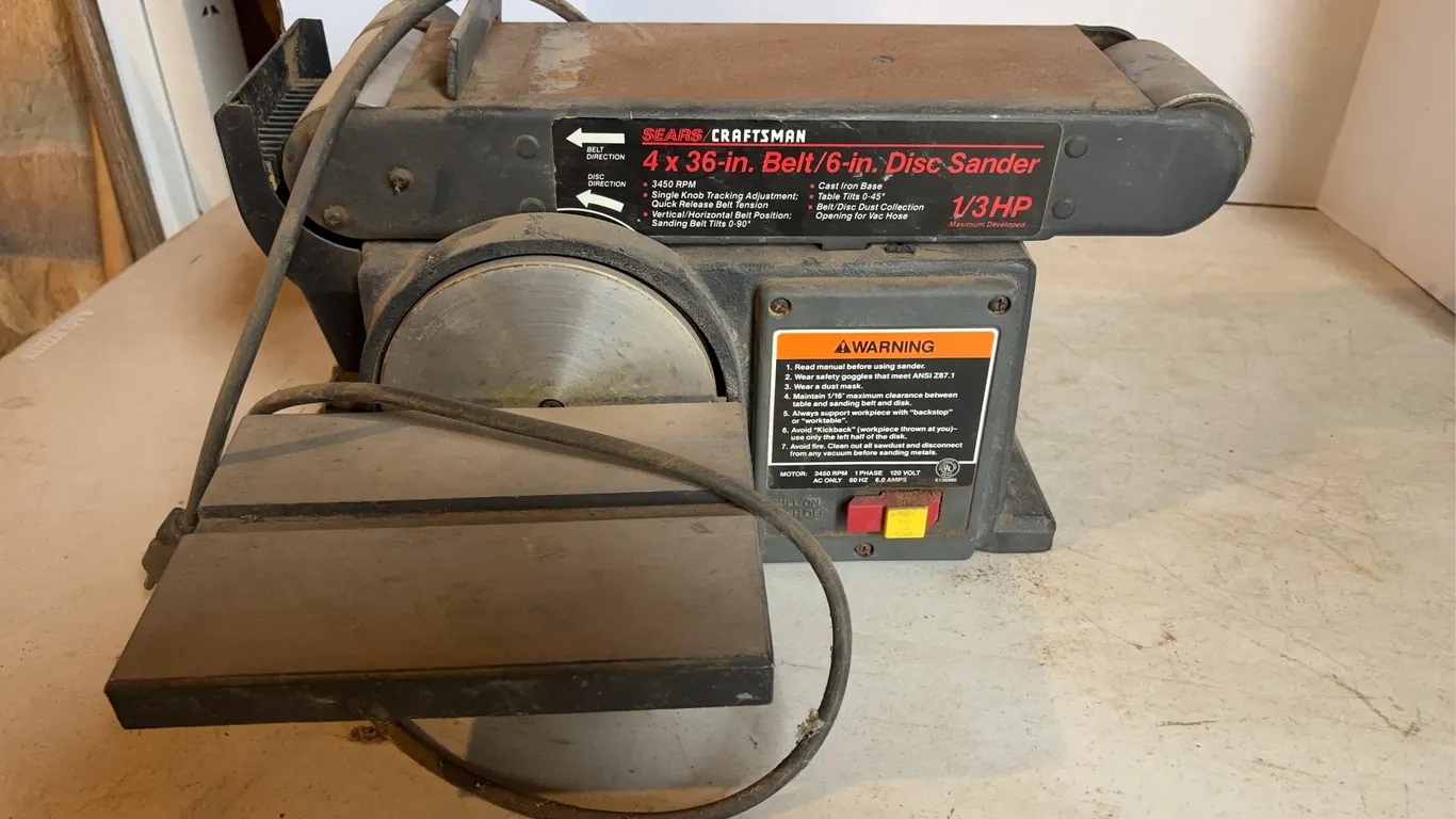 Craftsman Belt And Disc Sander